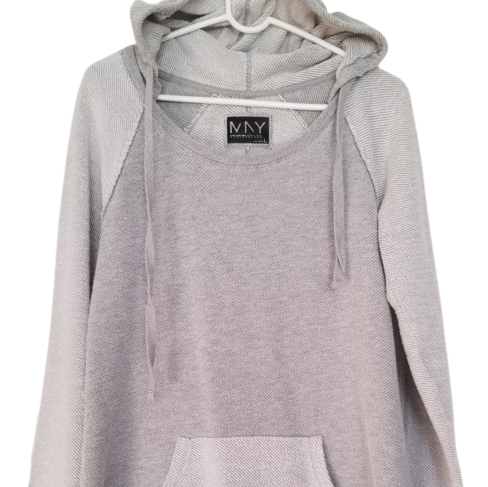 Marc NY Performance grey/gray tunic hoodie Large